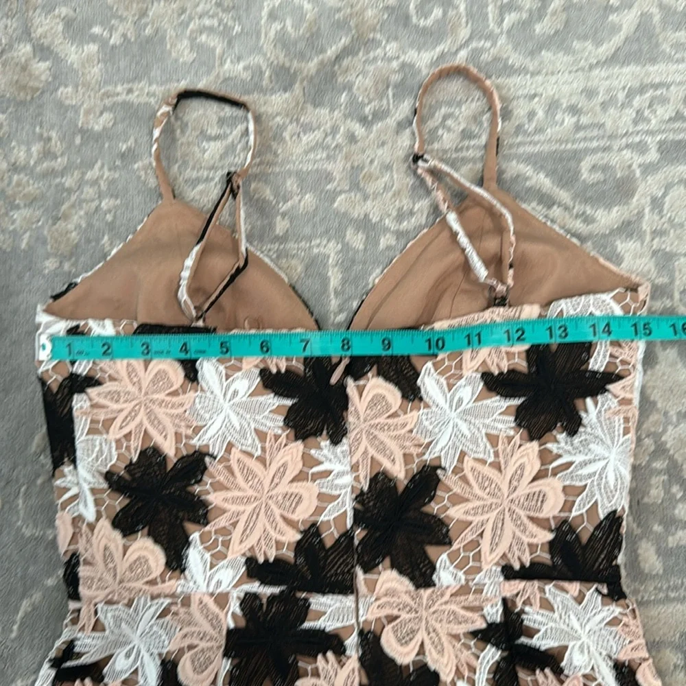 Dress the Population Chantal Floral Multihue Lace Party Dress​​​​​​​ Size XS NWT - Picture 13 of 14